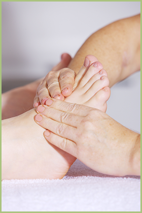 photo of Reflexology treatment
